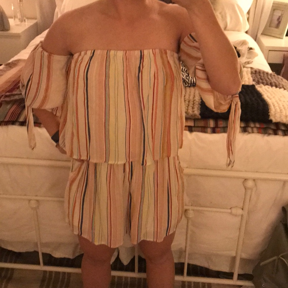 Striped colorful romper perfect for summer